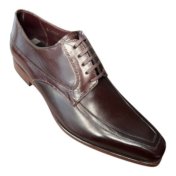 CALZOLERIA ZENOBI LACED SHOES OXFORDS EU ITALIAN MENS DRESS SHOES NEW IN BOX main image 9